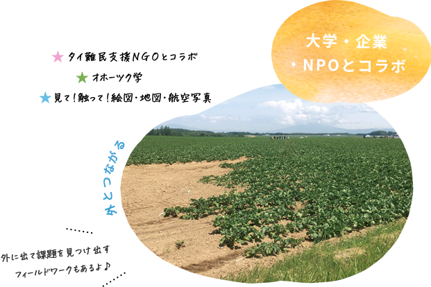 大学・企業・NPOとコラボ